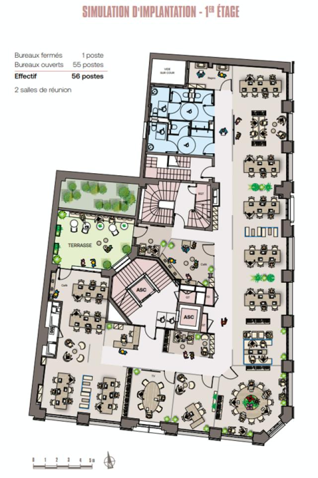 Bureau Paris 3776m² Location bureau Paris OLBUR2101408 9